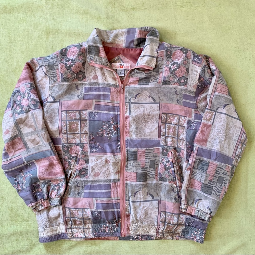 Vintage Xposure Silk cottagecore print jacket
